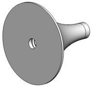 Reservdelar 6-5 Koniskt munstycke Ett koniskt munstycke och en 26-mm