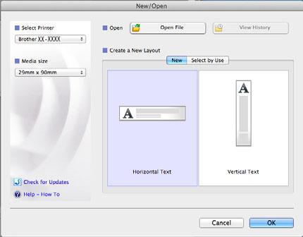35 För Macintosh Följande är ett exempel med Mac OS X 10.7.