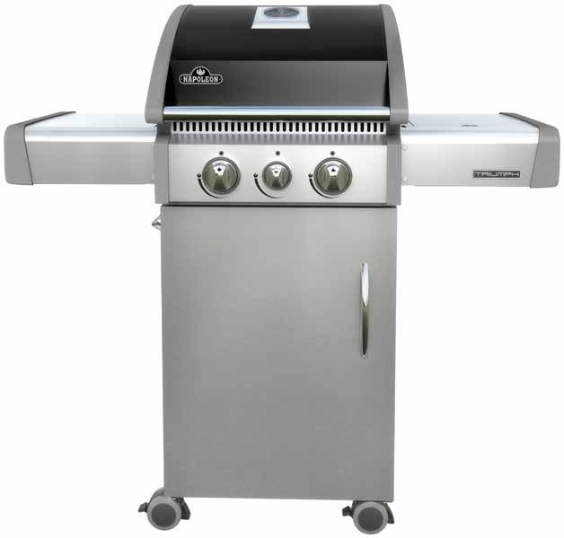 Triumph-1 (T325SB) 11773NA: 5.900 kr 599 kr Rotisserie: 1.390 kr - 2 bottenbrännare i rostfritt - 1 sidobrännare Triumph-2 (T410SB) 11774NA: 7.200 kr 649 kr Rotisserie: 1.