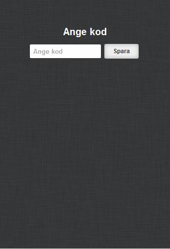 Första gången applikationen startas måste användaren ange en licensnyckel.