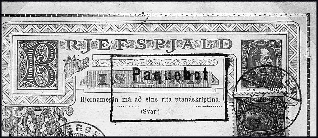 Bro endast inom en inre cirkel och en fast stjärna i nederst 1913-28 Maskinstämplar 1. se figur 1 som ett exempel på en stämpel med sex linjer daterad 1906. 2.