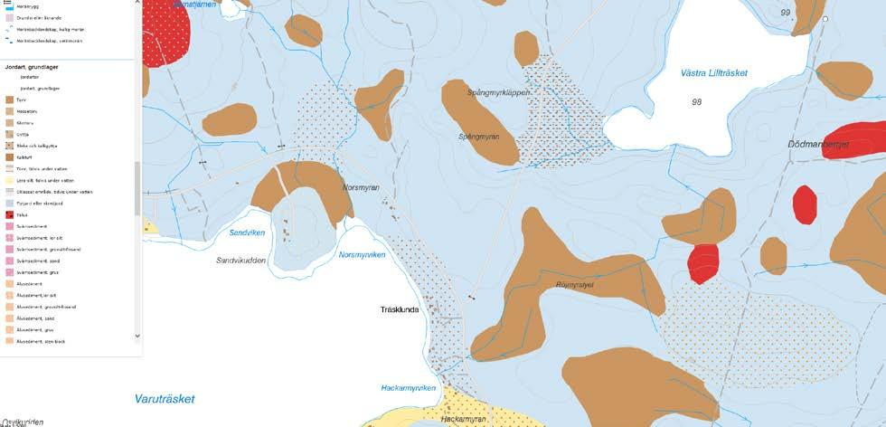 Geotekniska förhållanden Marken består enligt översiktlig kartering (SGU) av morän