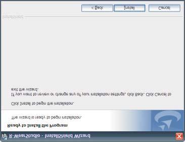 Kryssa i "I accept the terms in the license agreement" och