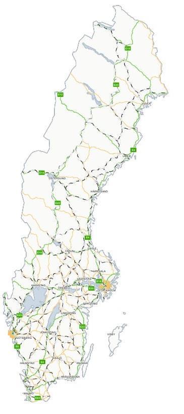 Nationella projekt Projekt som ska stärka och säkra järnvägens tillgång på el