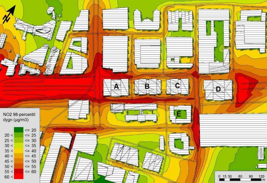 PLAN-MKB ÖVERDÄCKNING AV GÖTALEDEN 23 Resultat Resultaten av valideringen visar på mycket god överensstämmelse mellan modellerade resultat och mätningar både avseende NO₂ och PM10.