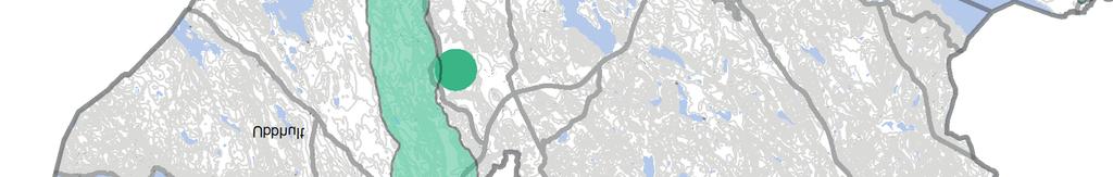 Område för vidare undersökning där bergkvaliteten antas kunna vara lämplig ballast.