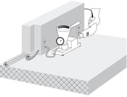 För att underlätta installering är nippeln tvåfärgad (röd och grön). Grön är lämpligtvis inlopp (för nästkommande sektion) och röd utlopp eller avstängning (för föregående sektion).