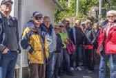 Den 6:e båten, som jag var gast på, kom från Hinsholmen och eftersom det inte finns några gästplatser i hamnen förtöjde vi vid en gammal mastkran.