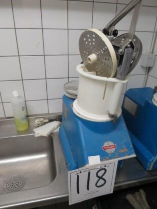 Hällde maskin med div