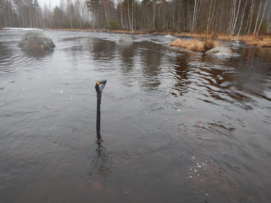 Referensbottnar före vårflodssimuleringen.