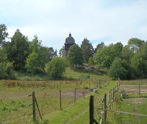6(8) FÖRUTSÄTTNINGAR Områdets kulturhistoriska värde Närområdet vid Munsö kyrka omfattas av riksintresse för