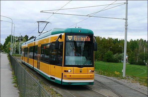 Figur 6 Spårvagn Flexity Classic M06, tvåriktningsvagn från Bombardier 2.3 Riktvärden för vägtrafikbuller 2.3.1 Nybyggnad Riksdagen har i proposition 1996/97:53 antagit riktvärden vid nybyggnad av bostäder.