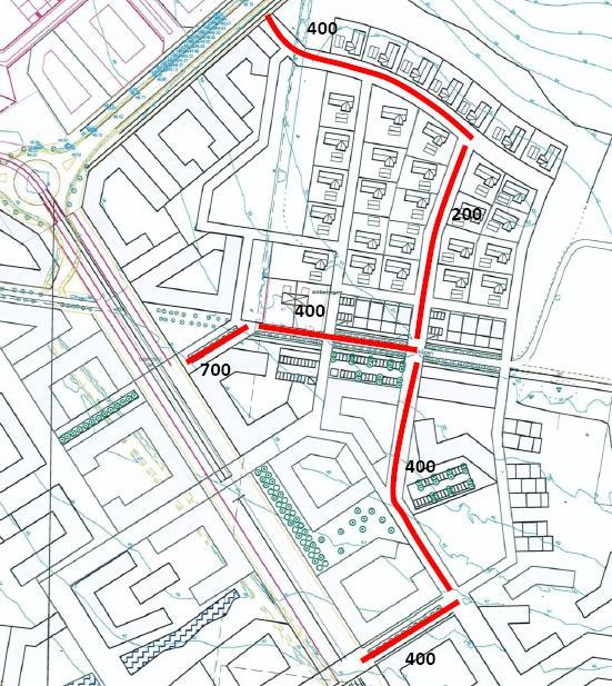 Figur 4 Bedömd trafik år 2020 inom området för etapp 2.
