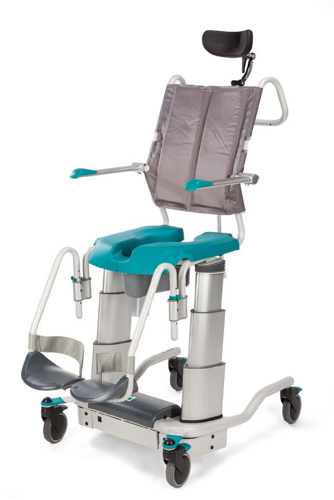 EASY TM SoftBack EL EASY TM är en ny väldesignad hygienstol med en hel del avancerade funktioner.