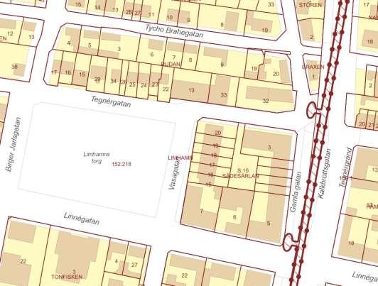 PLANDATA Orienteringskarta Gällande detaljplan är PL 1371 och tomtindelning 1280K-485R.