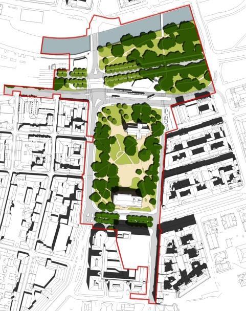 vid stationsbyggnaden/uppgången alternativt en höjning av marknivån med upp emot, m där marken redan idag ligger över nivån +2,8.