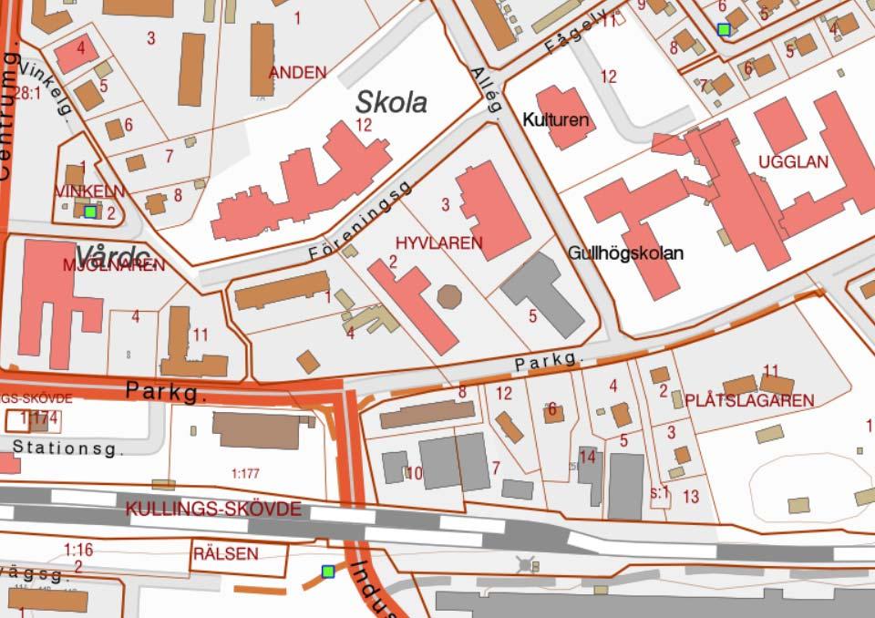 Enligt Sgu:s brunnsarkiv finns inga dricksvattenbrunnar i området. Ca 300 m söder om området rinner Kyllingsån i sydvästlig riktning.