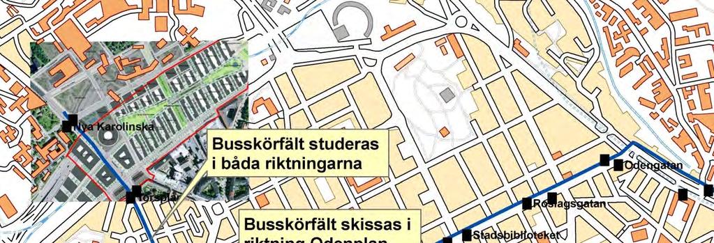 12(22) Signalanläggningarna i korsningarna mellan Lidingövägen och Södra Fiskartorpsvägen samt Lidingövägen och Valhallavägen föreslås programeras för bussprioritet (se