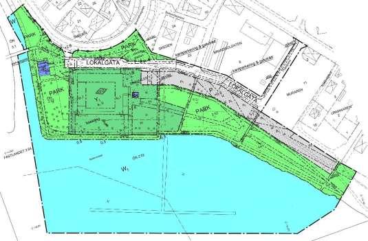 Gällande detaljplan från år 2010 Strandskydd Hela planområdet ligger inom det generella strandskyddet om 100 meter från strandlinjen.