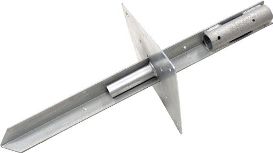 En annan bra metod är att använda en jordborr. Armera och gjut enligt betongtillverkarens instruktioner. Samma arbetsmetod som när man gjuter vanliga plintar.