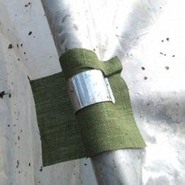 #7 Montering av plast Välj en vindstilla dag när ni ska montera plasten, montera inte plasten på sommarens varmaste dagar. Börja med att kontrollera tejpningen och vassa kanter.