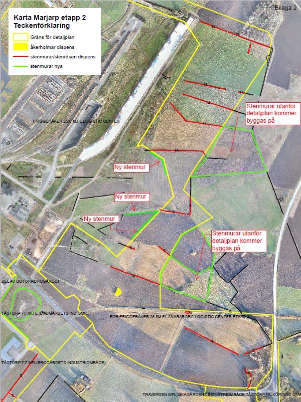 31 (48) Bild 1 Förvaltningens bedömning Falköpings kommun är i behov av industrimark på Marjarp som är tillgänglig för försäljning.