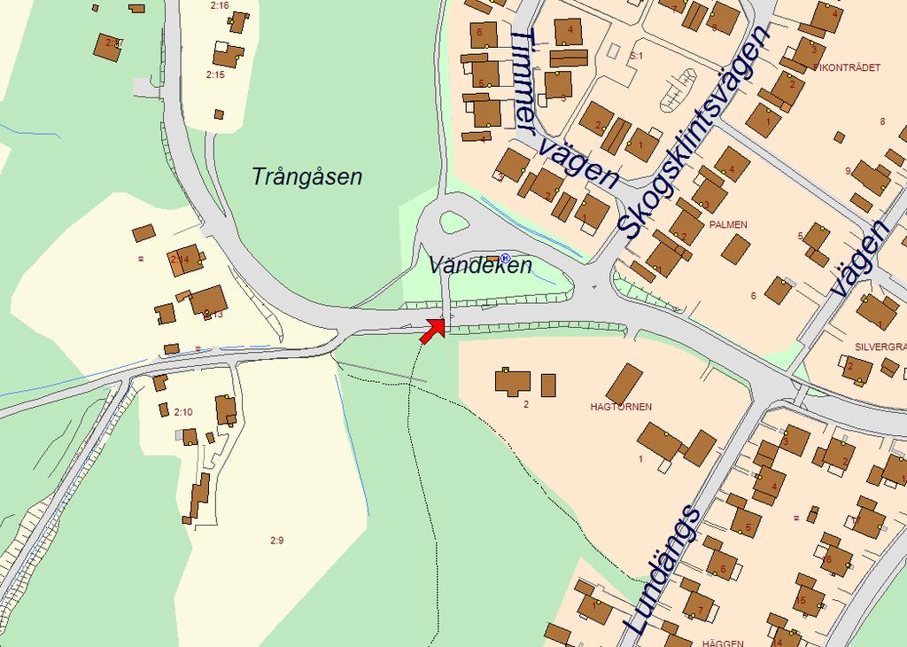 22(76) BTN 305 Änr SBF 2017-001392 Nytt farthinder på Torsredsvägen vid Vändeken Ärendebeskrivning Gatu-Parkkontoret planerar att anlägga ett fartgupp på Torsredsvägen vid övergångsstället som