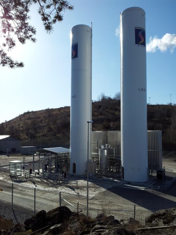 Högdalen Förgasning I Högdalenanläggningen finns en förgasningsanläggning för LNG.
