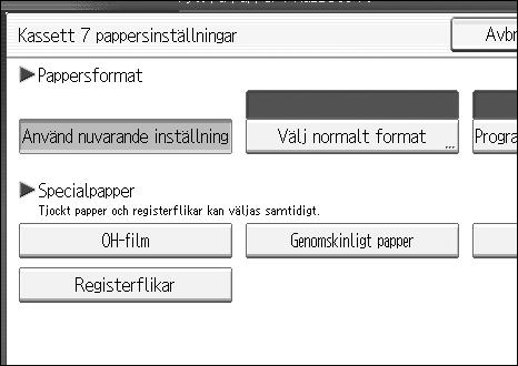 Kopiering från sidoinmatningsfacket Vid kopiering på papper av normalt format Gör kopior på papper av normalt format via sidoinmatningsfacket.