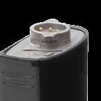 När du inte har tillgång till en strömkälla kan du enkelt byta till engångsalternativet med zink-luftbatterier