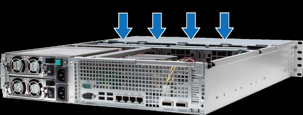 Byta ut en trasig fläkt Din Synology RackStation är utrustad