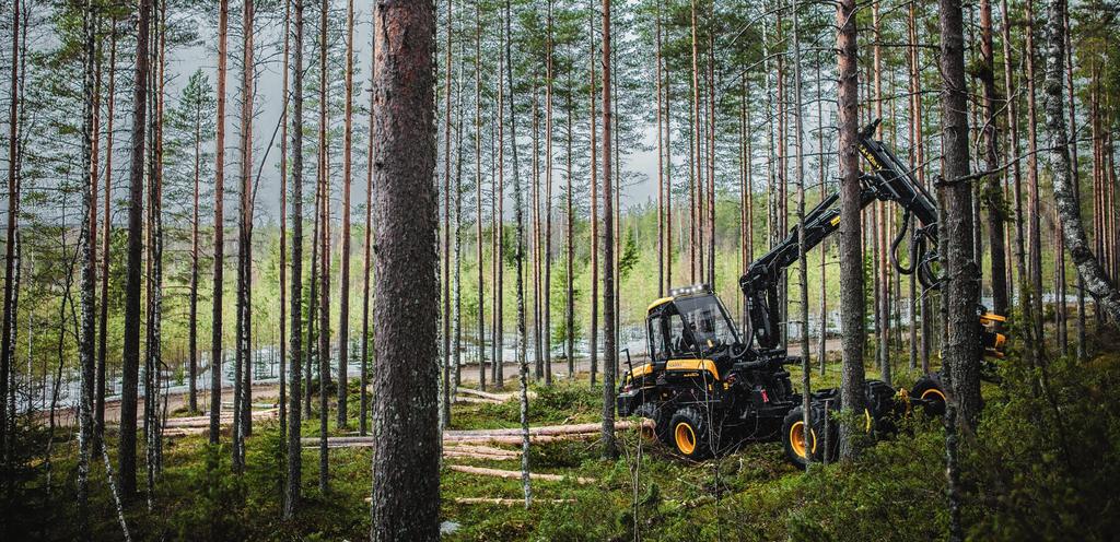 KOMBIMASKINEN SOM TAR FLEXIBILITETEN TILL NÄSTA NIVÅ PONSSE BuffaloDual är en effektiv skördare och kraftfull skotare i ett till samma driftkostnader