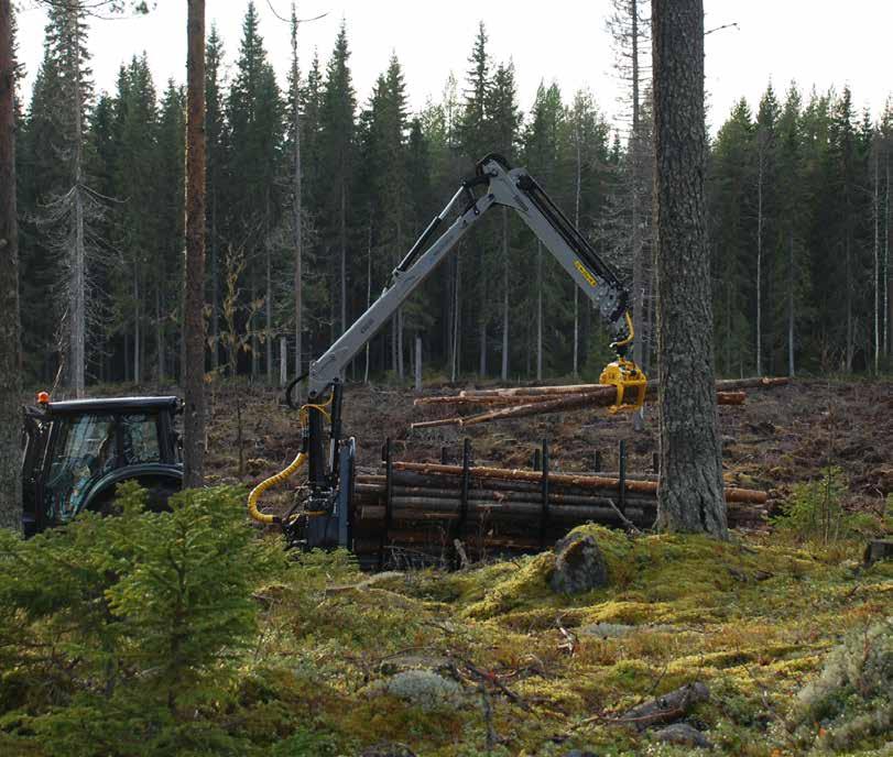 S-Line kranar S-Line skogskranar är valet för den professionella användaren som lastar stora mängder virke under långa arbetsdagar.