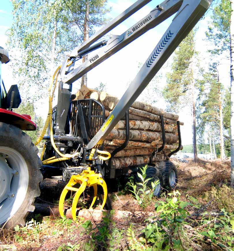 Parallellkranar Egenskaperna hos Trejon Multiforest parallellkranar är lätt man övrering, unikt rörelsemönster och hög slittålighet trots en smäcker design.