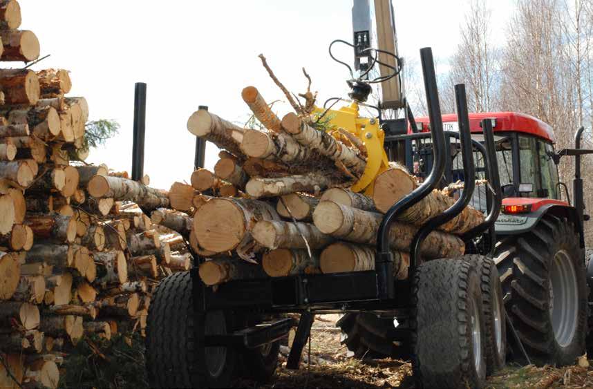 Starka lösningar Med Trejon Multiforest förvandlas alla traktorer till kraftfulla skogsekipage.