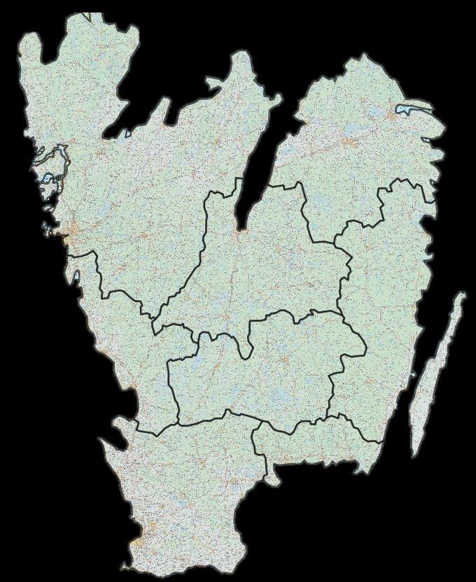 Avskjutning klövvilt (utom älg) i Kalmar och närliggande län 2017/2018 Det är stor variation i klövviltsavskjutningen mellan länen i region syd.