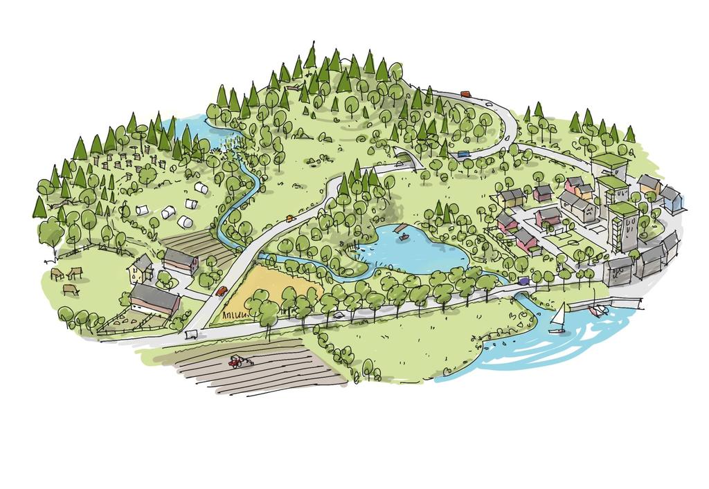 Grön infrastruktur är nätverk av natur som bidrar till