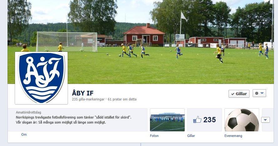 Åby IFs infosida & Facebook