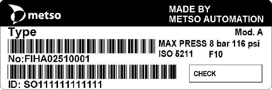 3 1 ALLMÄNT 1.1 Instruktionens omfattning Instruktionen ger den väsentliga information du behöver för att kunna använda Metso Automations manöverdon i serie EJ.
