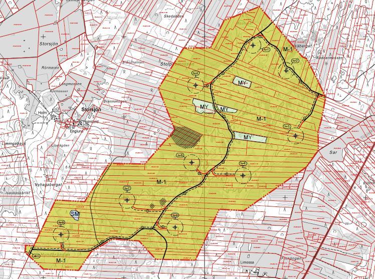 Bild 16. Utdrag ur gällande delgeneralplan, godkänd 16.4.2015. 3.2.6 Detaljplan På det aktuella planområdet finns inga gällande detaljplaner. 3.2.7 Byggnadsordningen Byggnadsordningen är godkänd av kommunfullmäktige i Malax den 8.