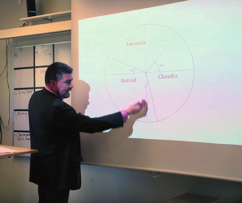 fast man kunde nog hitta någon lösning När ett par hade hittat en lösning började alla andra att undersöka den för att visa att den stämde, vilket den inte gjorde.