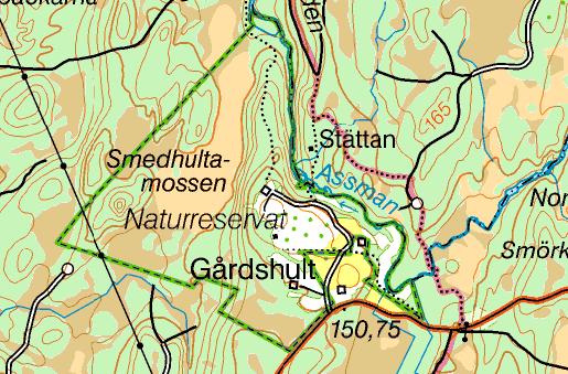Mossor i Gårdshults naturreservat Lars-Åke Flodin Gårdshults naturreservat är uppdelat i en nordlig och en sydlig del.