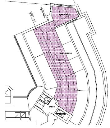 Förslaget innehåller vidare en ny lägenhet på vinden (plan 6) i den norra delen av gatuhuset som vetter mot