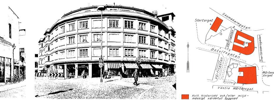 Vid breddningen av Svartbrödersgatan 1931 kapades husets östra del och dagens renässansinspirerade gavel uppfördes efter ritningar av Carl E. Rossel.