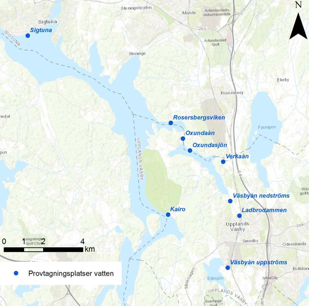 Rapport U 5948 - PCB i Oxundaåns vattensystem 2017 Inledning På uppdrag av Upplands Väsby kommun har IVL Svenska Miljöinstitutet sedan 2014 mätt förekomsten av polyklorerade bifenyler, PCB, i olika