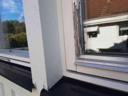 sämre vattenavvisande förmåga att få fuktskador. Detta kan leda till rötskador i panelen.
