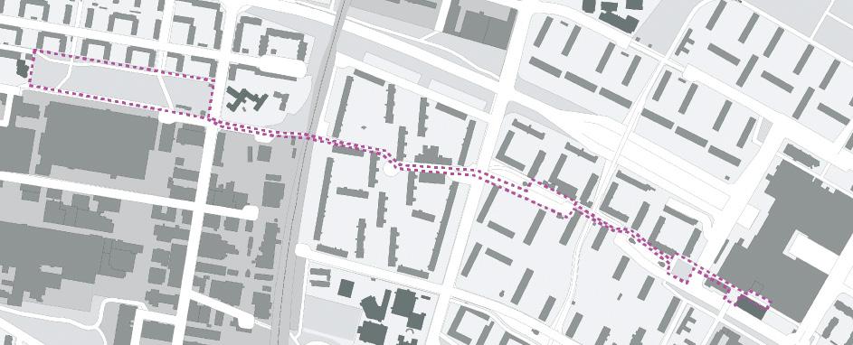 METOD Huvudfokus i denna studien har varit att beskriva hur människor använder och inte använder olika platser längs med en del av Rosengårdsstråket.