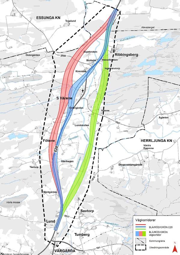 Vägplan samrådshandling val av lokaliseringsalternativ 2017-09-11 5.4.