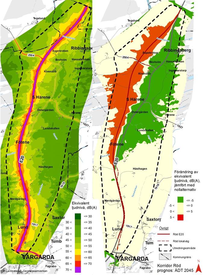 Vägplan samrådshandling val av lokaliseringsalternativ 2017-09-11 Figur 6.5.6:3.