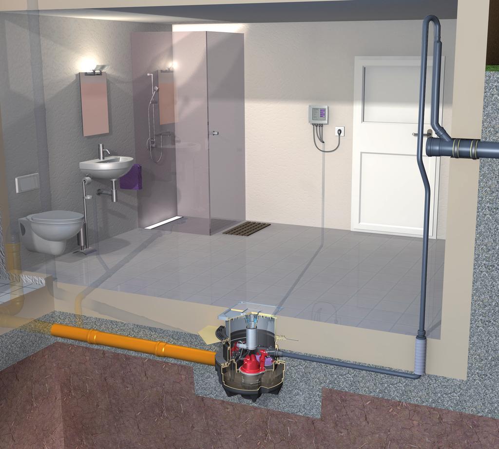 Vatten och Avlopp Aqualift F Compact